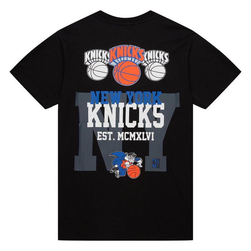 NBA HOME TEAM SS TEE HWC KNICKS Black SS10001-NYKBLCK - Image 2 NBA HOME TEAM SS TEE HWC KNICKS Black SS10001-NYKBLCK - Image 2