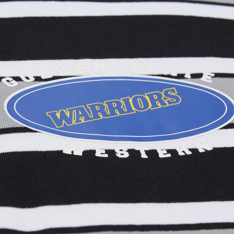 NBA STRIPED SS SHIRT WARRIORS Black SS10114-GSWBLCK - Image 4 NBA STRIPED SS SHIRT WARRIORS Black SS10114-GSWBLCK - Image 4