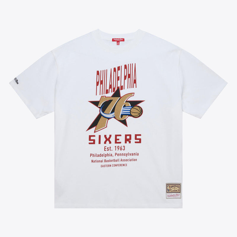 NBA BOYFRIEND TEE 76ERS - White - Image 1 NBA BOYFRIEND TEE 76ERS - White - Image 1
