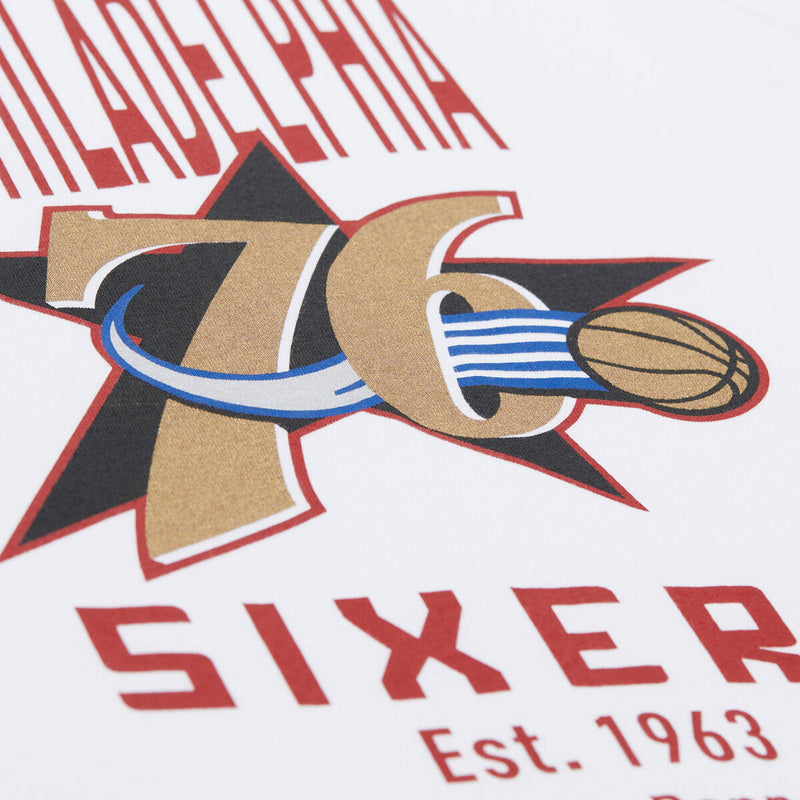 NBA BOYFRIEND TEE 76ERS - White - Image 4 NBA BOYFRIEND TEE 76ERS - White - Image 4