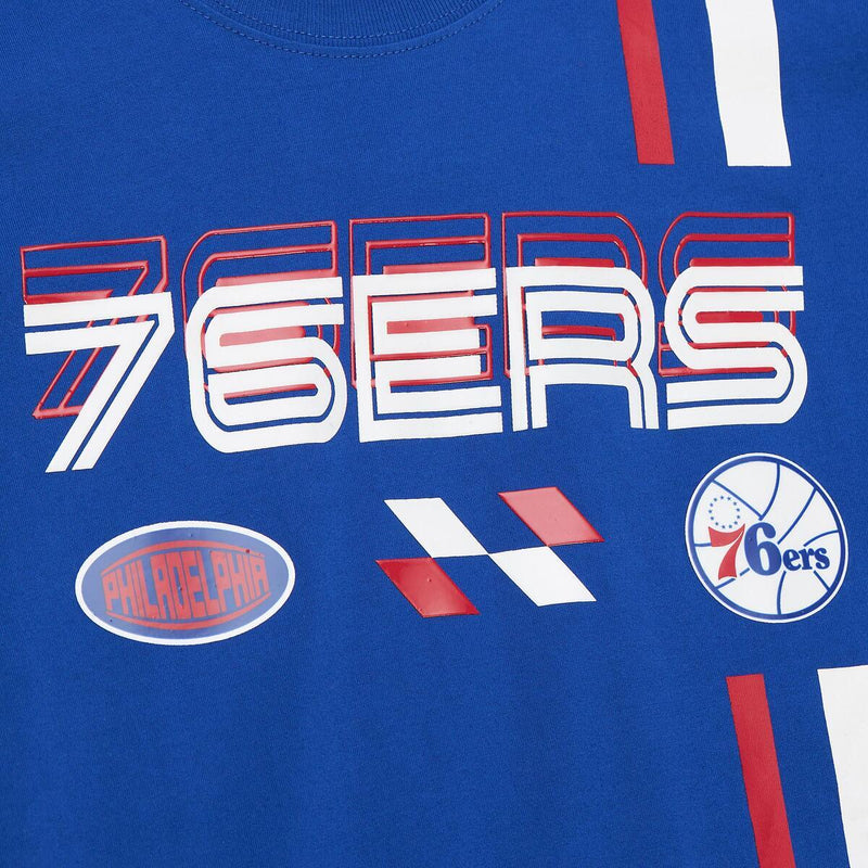 NBA SPEEDWAY BLURRED SS TEE 76ERS Blue SS8168-P76BLUE - Image 3 NBA SPEEDWAY BLURRED SS TEE 76ERS Blue SS8168-P76BLUE - Image 3