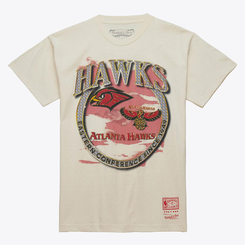 NBA CROWN JEWELS SS TEE HWC HAWKS NATURAL SS8186-AHANTRL - Image 1 NBA CROWN JEWELS SS TEE HWC HAWKS NATURAL SS8186-AHANTRL - Image 1