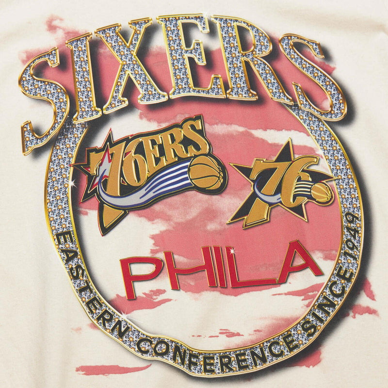 NBA CROWN JEWELS SS TEE HWC 76ERS - NATURAL - Image 3 NBA CROWN JEWELS SS TEE HWC 76ERS - NATURAL - Image 3