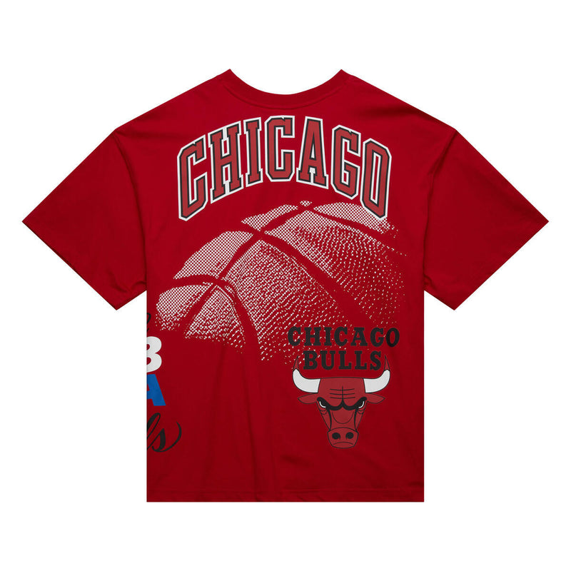 NBA LOGO BLAST SS TEE HWC BULLS Red SS8235-CBURED1 - Image 3 NBA LOGO BLAST SS TEE HWC BULLS Red SS8235-CBURED1 - Image 3