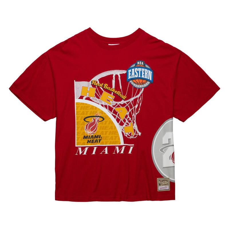 NBA LOGO BLAST SS TEE HWC HEAT - Red - Image 1 NBA LOGO BLAST SS TEE HWC HEAT - Red - Image 1