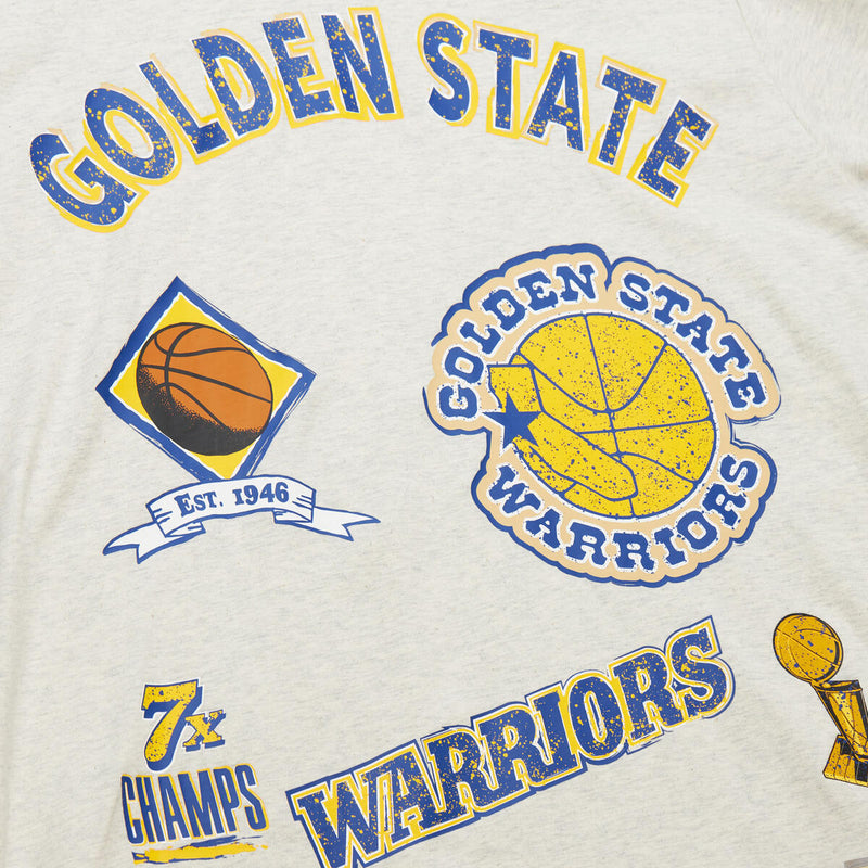 NBA LEGACY DEFINED SS TEE HWC WARRIORS Oatmeal Heather SS8412-GSWOTHT - Image 5 NBA LEGACY DEFINED SS TEE HWC WARRIORS Oatmeal Heather SS8412-GSWOTHT - Image 5