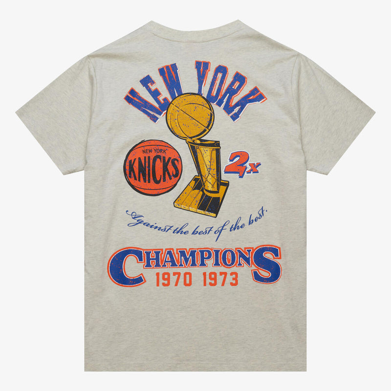 NBA LEGACY DEFINED SS TEE HWC KNICKS Oatmeal Heather SS8412-NYKOTHT - Image 4 NBA LEGACY DEFINED SS TEE HWC KNICKS Oatmeal Heather SS8412-NYKOTHT - Image 4