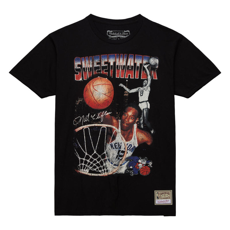 NBA PIONEER TEE KNICKS NAT CLIFTON Black SS9628-NYKBLCK - Image 1 NBA PIONEER TEE KNICKS NAT CLIFTON Black SS9628-NYKBLCK - Image 1