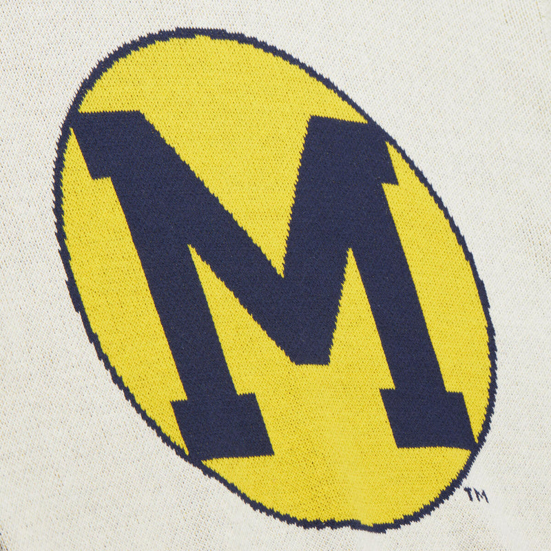 NCAA RETRO HELMET SWEATER VINTAGE LOGO MICHIGAN - Image 3 NCAA RETRO HELMET SWEATER VINTAGE LOGO MICHIGAN - Image 3
