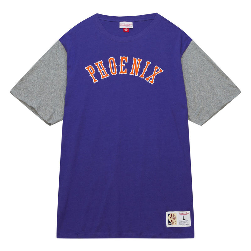 NBA COLOR BLOCKED SS TEE SUNS Purple TCRW1222-PSUYYPPPPURP - Image 1 NBA COLOR BLOCKED SS TEE SUNS Purple TCRW1222-PSUYYPPPPURP - Image 1