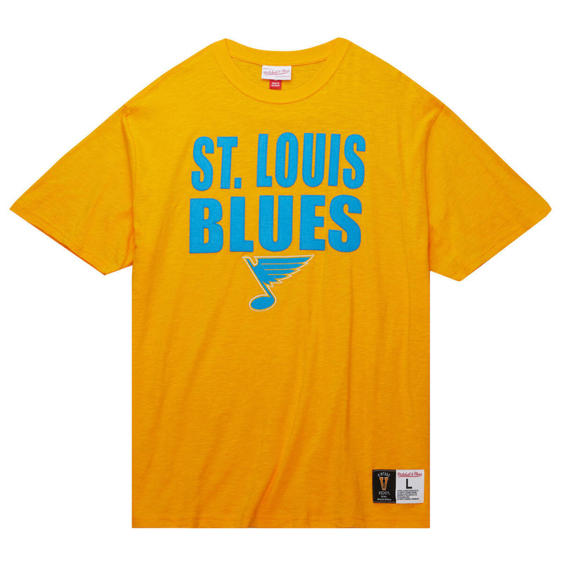 NHL LEGENDARY SLUB SS TEE BLUES Gold TCRW5507-SLUYYPPPGOLD - Image 1 NHL LEGENDARY SLUB SS TEE BLUES Gold TCRW5507-SLUYYPPPGOLD - Image 1