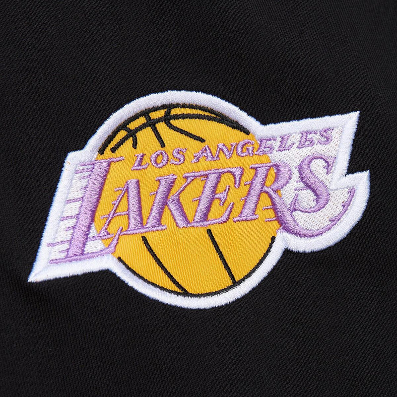 NBA JACQUARD RINGER SS TEE VINTAGE LOGO LAKERS Black TCRW6601-LALYYPPPBLCK - Image 3 NBA JACQUARD RINGER SS TEE VINTAGE LOGO LAKERS Black TCRW6601-LALYYPPPBLCK - Image 3