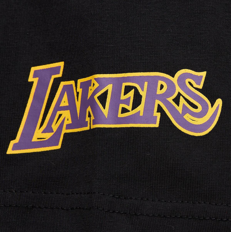 NBA JACQUARD RINGER SS TEE VINTAGE LOGO LAKERS Black TCRW6601-LALYYPPPBLCK - Image 5 NBA JACQUARD RINGER SS TEE VINTAGE LOGO LAKERS Black TCRW6601-LALYYPPPBLCK - Image 5