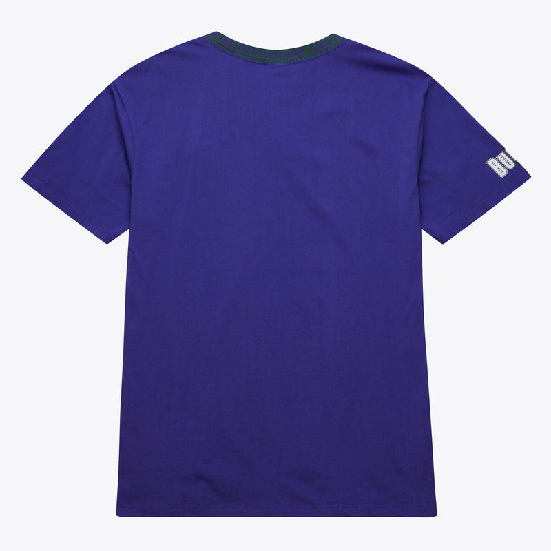 NBA JACQUARD RINGER SS TEE VINTAGE LOGO BUCKS Purple TCRW6601-MBUYYPPPPURP - Image 2 NBA JACQUARD RINGER SS TEE VINTAGE LOGO BUCKS Purple TCRW6601-MBUYYPPPPURP - Image 2