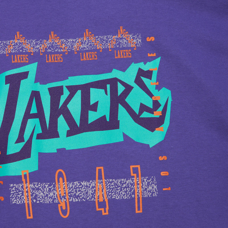 NBA 90S REFLECTIVE STATIC SS PREMIUM TEE LAKERS Purple TCRW6778-LALYYPPPPURP - Image 3 NBA 90S REFLECTIVE STATIC SS PREMIUM TEE LAKERS Purple TCRW6778-LALYYPPPPURP - Image 3