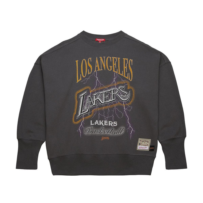 NBA WOMEN'S LOGO LIGHTWEIGHT CREW 4.0 LAKERS - Image 1 NBA WOMEN'S LOGO LIGHTWEIGHT CREW 4.0 LAKERS - Image 1