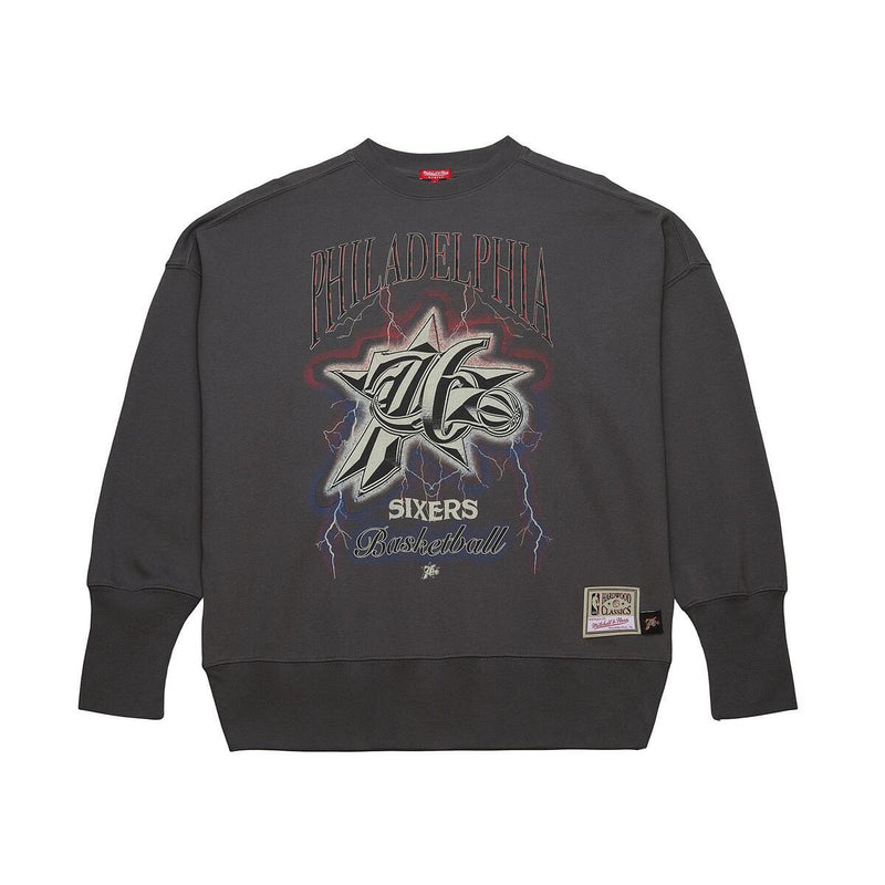 NBA WOMEN'S LOGO LIGHTWEIGHT CREW 4.0 76ERS - Image 1 NBA WOMEN'S LOGO LIGHTWEIGHT CREW 4.0 76ERS - Image 1