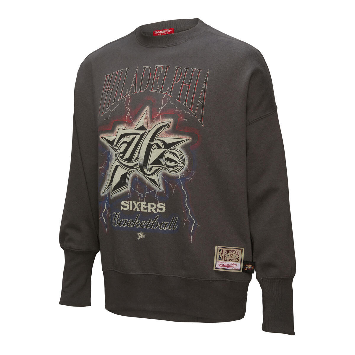 NBA WOMEN'S LOGO LIGHTWEIGHT CREW 4.0 76ERS - Image 7