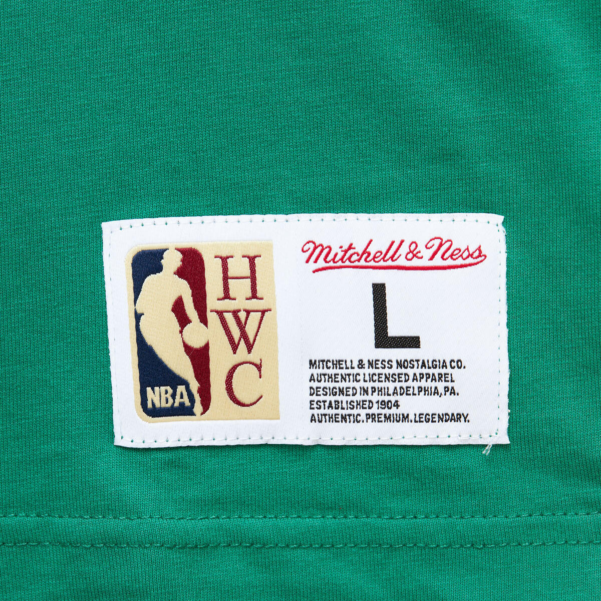 NBA TEAM OG 2.0 PREMIUM SS TEE VINTAGE LOGO CELTICS KELLY GREEN TCRW7096-BCEYYPPPKYGN - Image 5