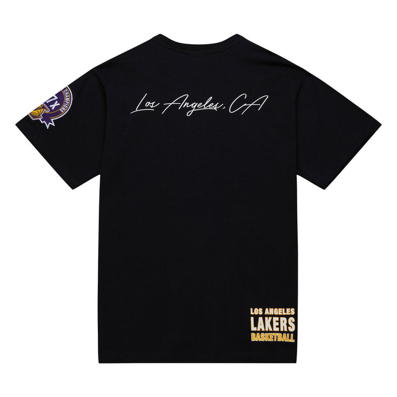 NBA M&N HOMETOWN SS TEE VINTAGE LOGO LAKERS Black TCRW7914-LALYYPPPBLCK - Image 3 NBA M&N HOMETOWN SS TEE VINTAGE LOGO LAKERS Black TCRW7914-LALYYPPPBLCK - Image 3