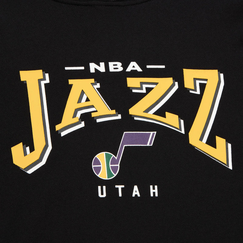 NBA OPPORTUNITY BUY FLEECE HOODIE VINTAGE LOGO JAZZ Black TH10125-UJABLCK - Image 3 NBA OPPORTUNITY BUY FLEECE HOODIE VINTAGE LOGO JAZZ Black TH10125-UJABLCK - Image 3