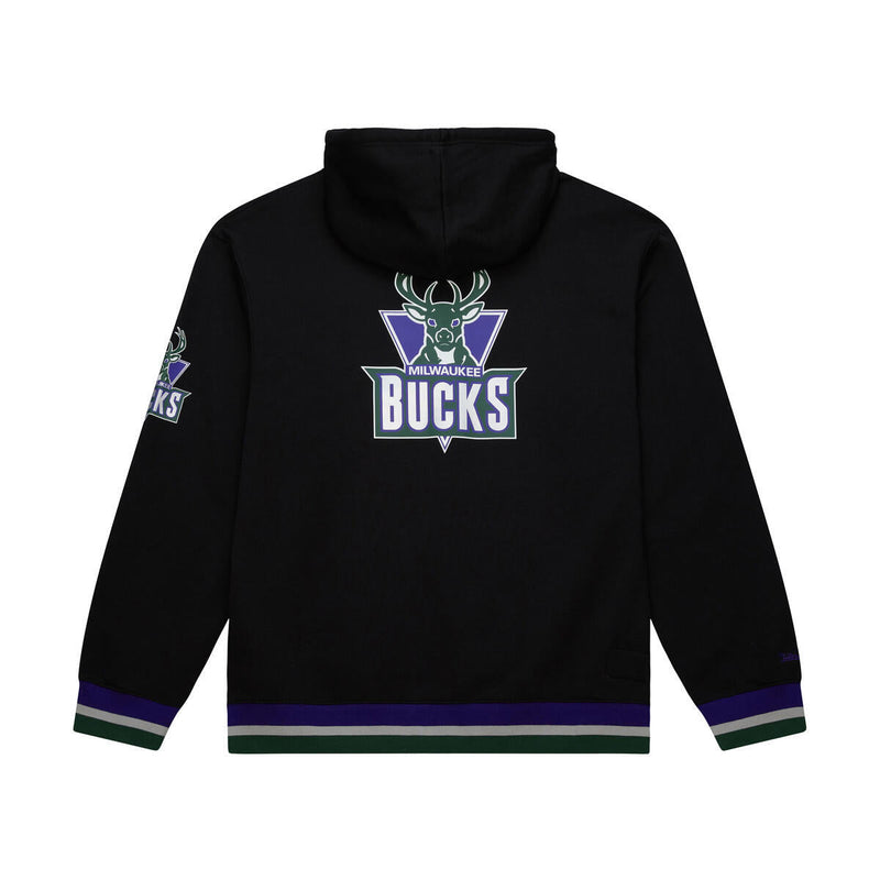 NBA PLAYMAKER FLEECE HOODIE MILWAUKEE BUCKS - Black - Image 2 NBA PLAYMAKER FLEECE HOODIE MILWAUKEE BUCKS - Black - Image 2