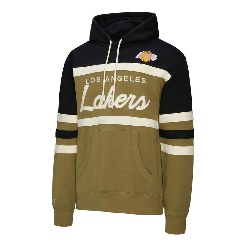 NBA HEAD COACH HOODIE LOS ANGELES LAKERS - OLIVE-BLACK - Image 6 NBA HEAD COACH HOODIE LOS ANGELES LAKERS - OLIVE-BLACK - Image 6