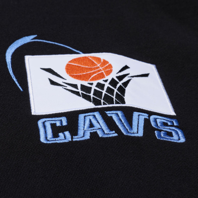 NBA THROW IT BACK QUILTED FLEECE HOODIE CLEVELAND CAVALIERS - Image 4 NBA THROW IT BACK QUILTED FLEECE HOODIE CLEVELAND CAVALIERS - Image 4