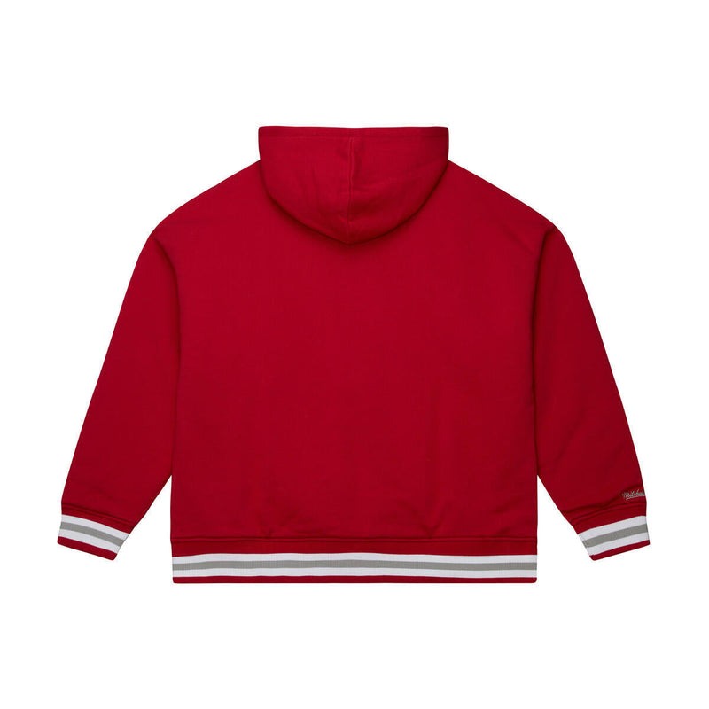 NHL THROW IT BACK QUILTED FLEECE HOODIE CURRENT LOGO RED WINGS - Image 2 NHL THROW IT BACK QUILTED FLEECE HOODIE CURRENT LOGO RED WINGS - Image 2