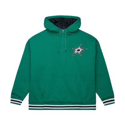 NHL THROW IT BACK QUILTED FLEECE HOODIE CURRENT LOGO STARS - Image 1