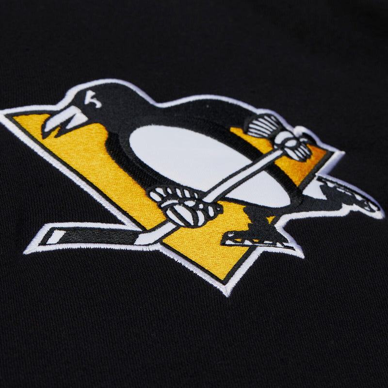 NHL THROW IT BACK QUILTED FLEECE HOODIE PITTSBURGH PENGUINS - Image 3 NHL THROW IT BACK QUILTED FLEECE HOODIE PITTSBURGH PENGUINS - Image 3