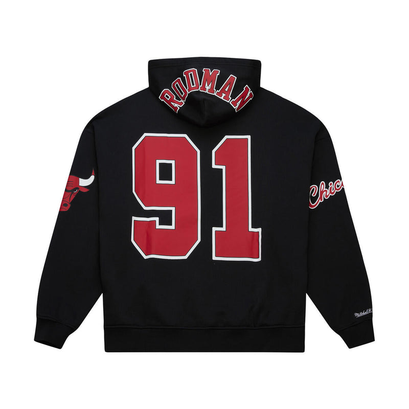 NBA MAXXED OUT HOODIE BULLS DENNIS RODMAN - Image 2 NBA MAXXED OUT HOODIE BULLS DENNIS RODMAN - Image 2