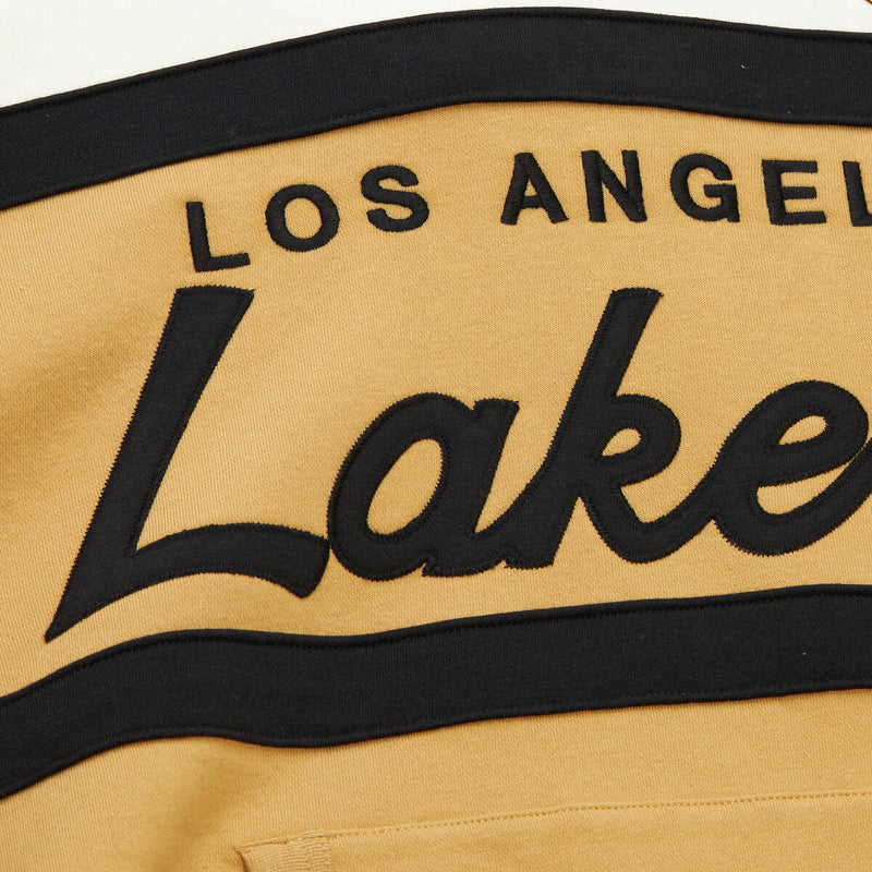 NBA HEAD COACH HOODIE LAKERS TAN-CREAM TH6293-LALTNCR - Image 4 NBA HEAD COACH HOODIE LAKERS TAN-CREAM TH6293-LALTNCR - Image 4