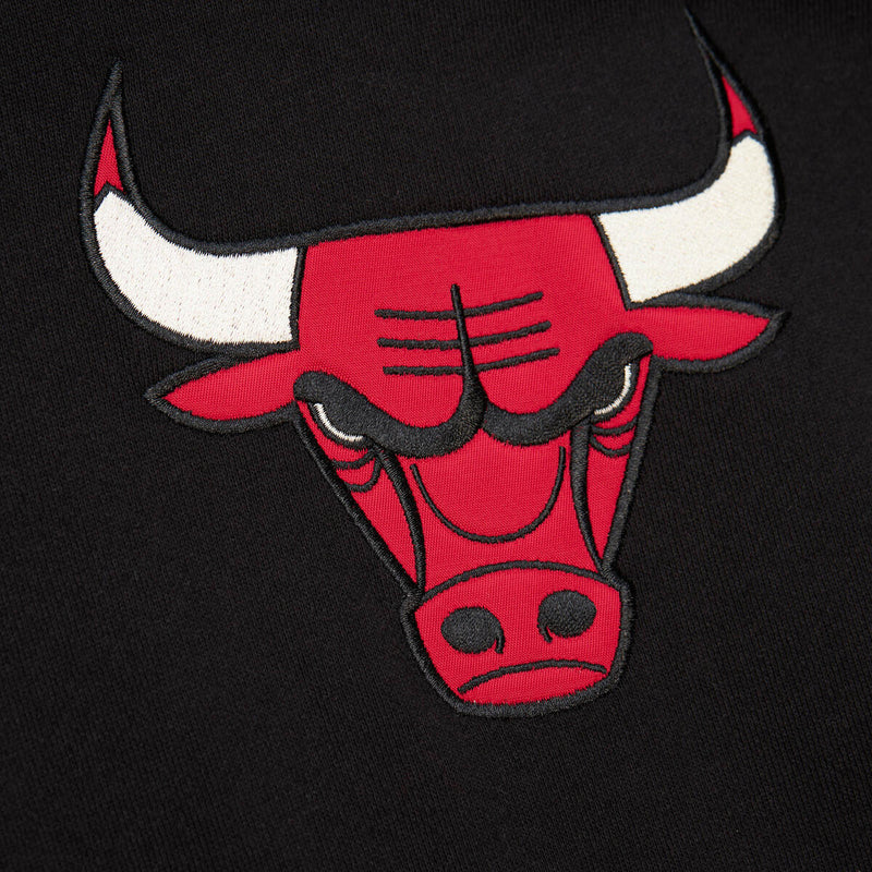 NBA PLAYOFF WIN 2.0 FULL ZIP FLEECE VINTAGE LOGO BULLS Black TH8063-CBUBLCK - Image 3 NBA PLAYOFF WIN 2.0 FULL ZIP FLEECE VINTAGE LOGO BULLS Black TH8063-CBUBLCK - Image 3