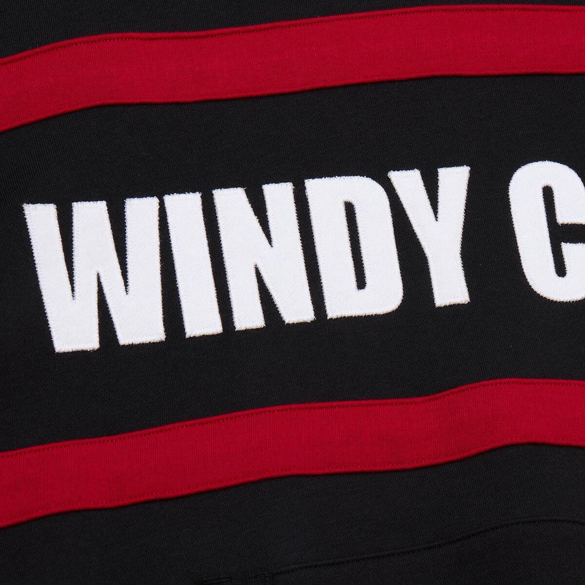 NBA HEAD COACH HOODIE VINTAGE LOGO BULLS Black TH8072-CBUBLCK - Image 5