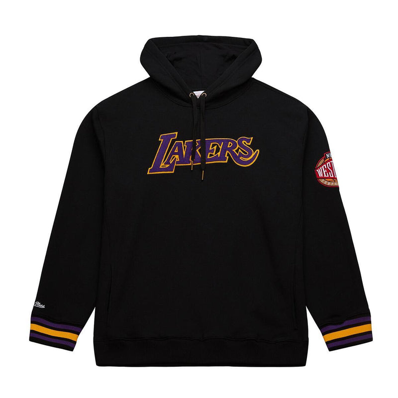 NBA CHAINSTITCH FLEECE HOODIE VINTAGE LOGO LAKERS Black TH8091-LALBLCK - Image 1 NBA CHAINSTITCH FLEECE HOODIE VINTAGE LOGO LAKERS Black TH8091-LALBLCK - Image 1
