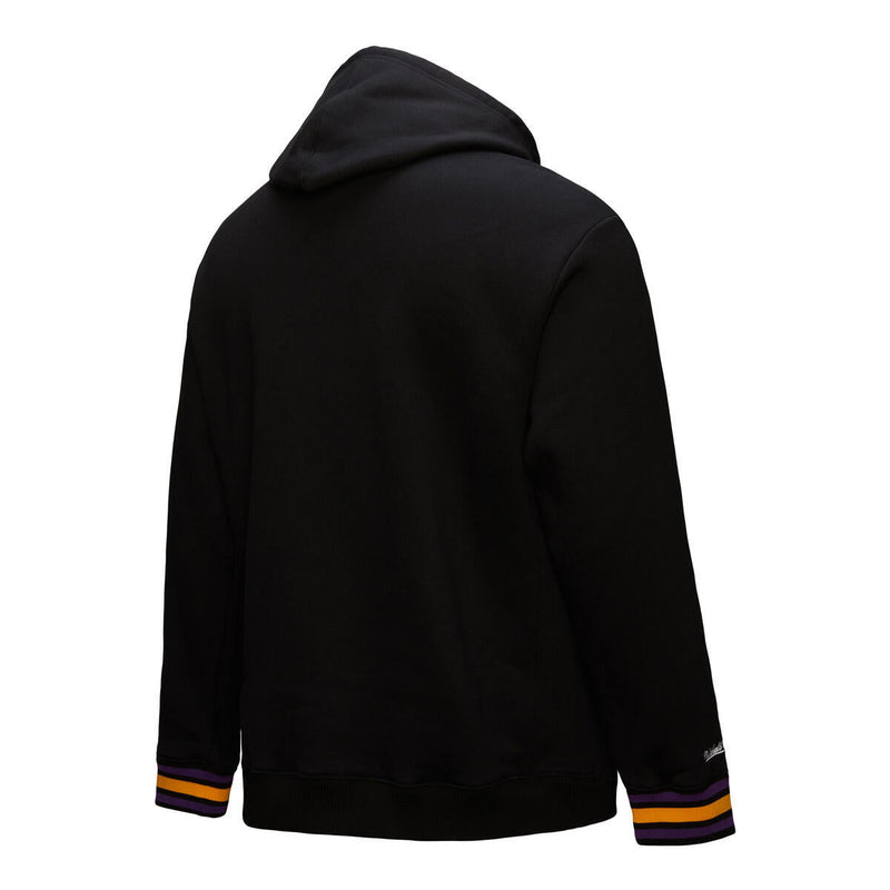 NBA CHAINSTITCH FLEECE HOODIE VINTAGE LOGO LAKERS Black TH8091-LALBLCK - Image 6 NBA CHAINSTITCH FLEECE HOODIE VINTAGE LOGO LAKERS Black TH8091-LALBLCK - Image 6