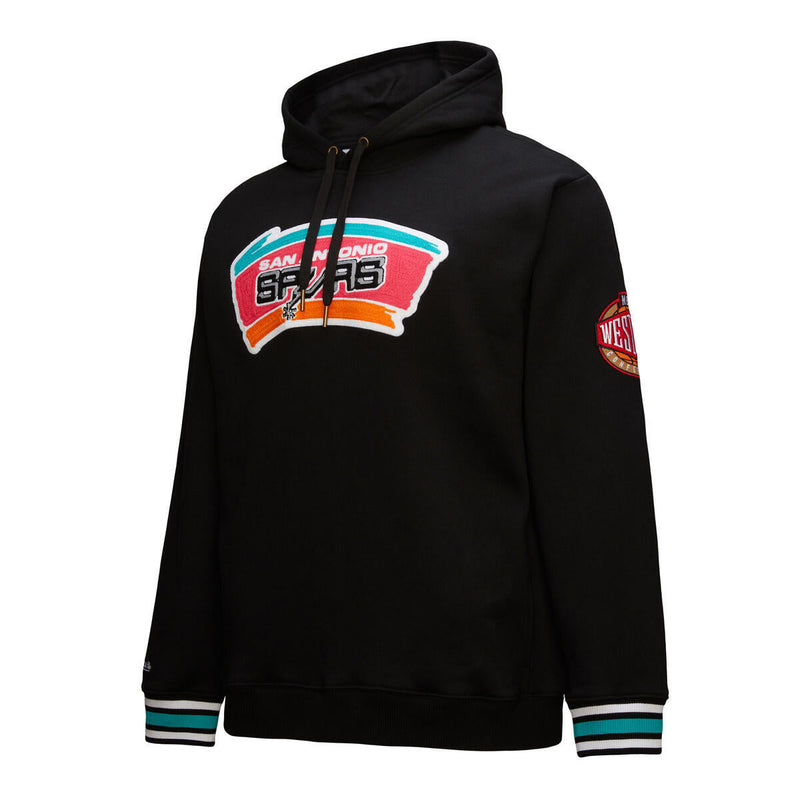 NBA CHAINSTITCH FLEECE HOODIE VINTAGE LOGO SPURS Black TH8091-SASBLCK - Image 7 NBA CHAINSTITCH FLEECE HOODIE VINTAGE LOGO SPURS Black TH8091-SASBLCK - Image 7