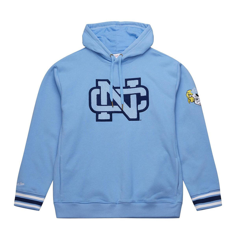 NCAA CHAINSTITCH FLEECE HOODIE VINTAGE LOGO NORTH CAROLINA Light Blue TH8091-UNCLTBL - Image 1 NCAA CHAINSTITCH FLEECE HOODIE VINTAGE LOGO NORTH CAROLINA Light Blue TH8091-UNCLTBL - Image 1