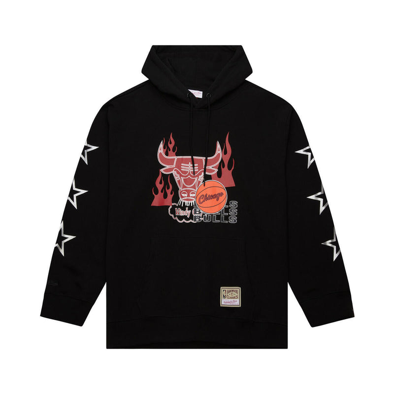 NBA OVERSIZED HOODIE BULLS Black TH8916-CBUBLCK - Image 1 NBA OVERSIZED HOODIE BULLS Black TH8916-CBUBLCK - Image 1