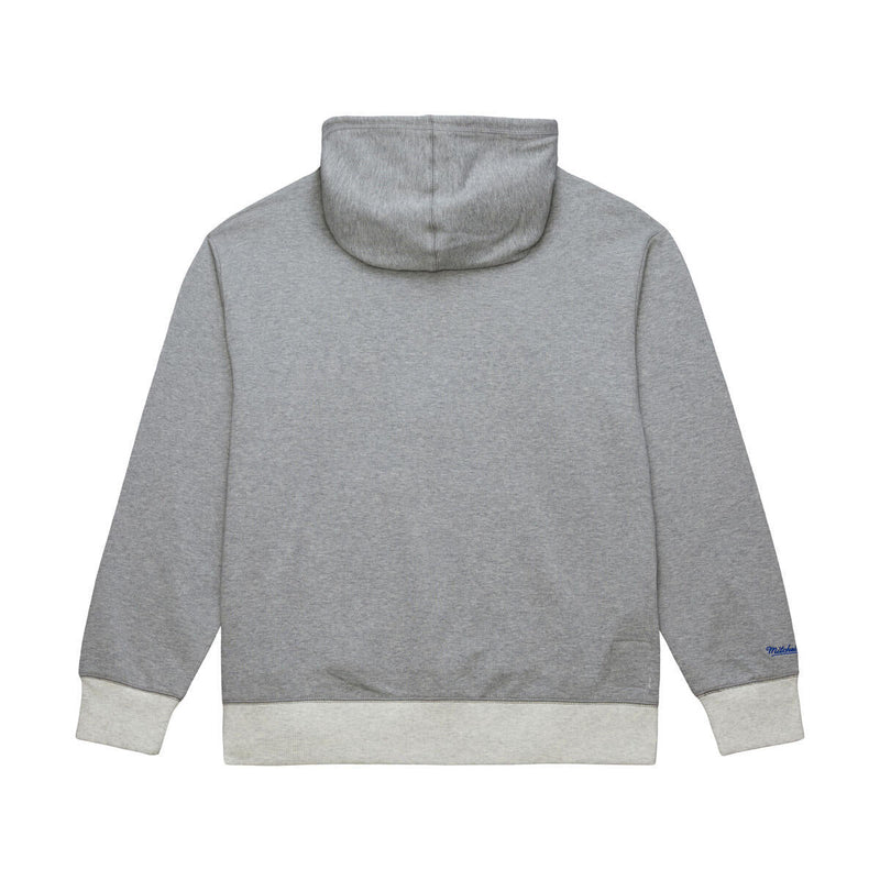 NBA HERITAGE COLLECTION FLEECE HOODIE VINTAGE LOGO 76ERS GREY HEATHER-CREAM TH9280-P76GHCR - Image 3 NBA HERITAGE COLLECTION FLEECE HOODIE VINTAGE LOGO 76ERS GREY HEATHER-CREAM TH9280-P76GHCR - Image 3