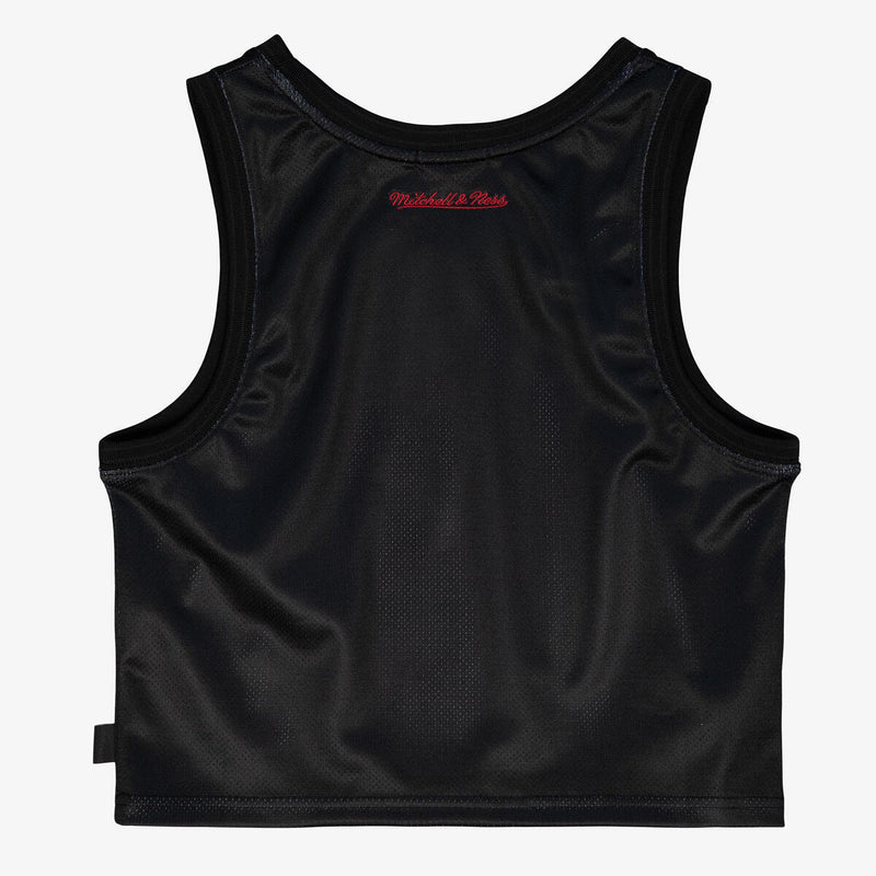 NBA WOMEN'S BIG FACE 4.0 CROP TANK BULLS - Black - Image 2 NBA WOMEN'S BIG FACE 4.0 CROP TANK BULLS - Black - Image 2