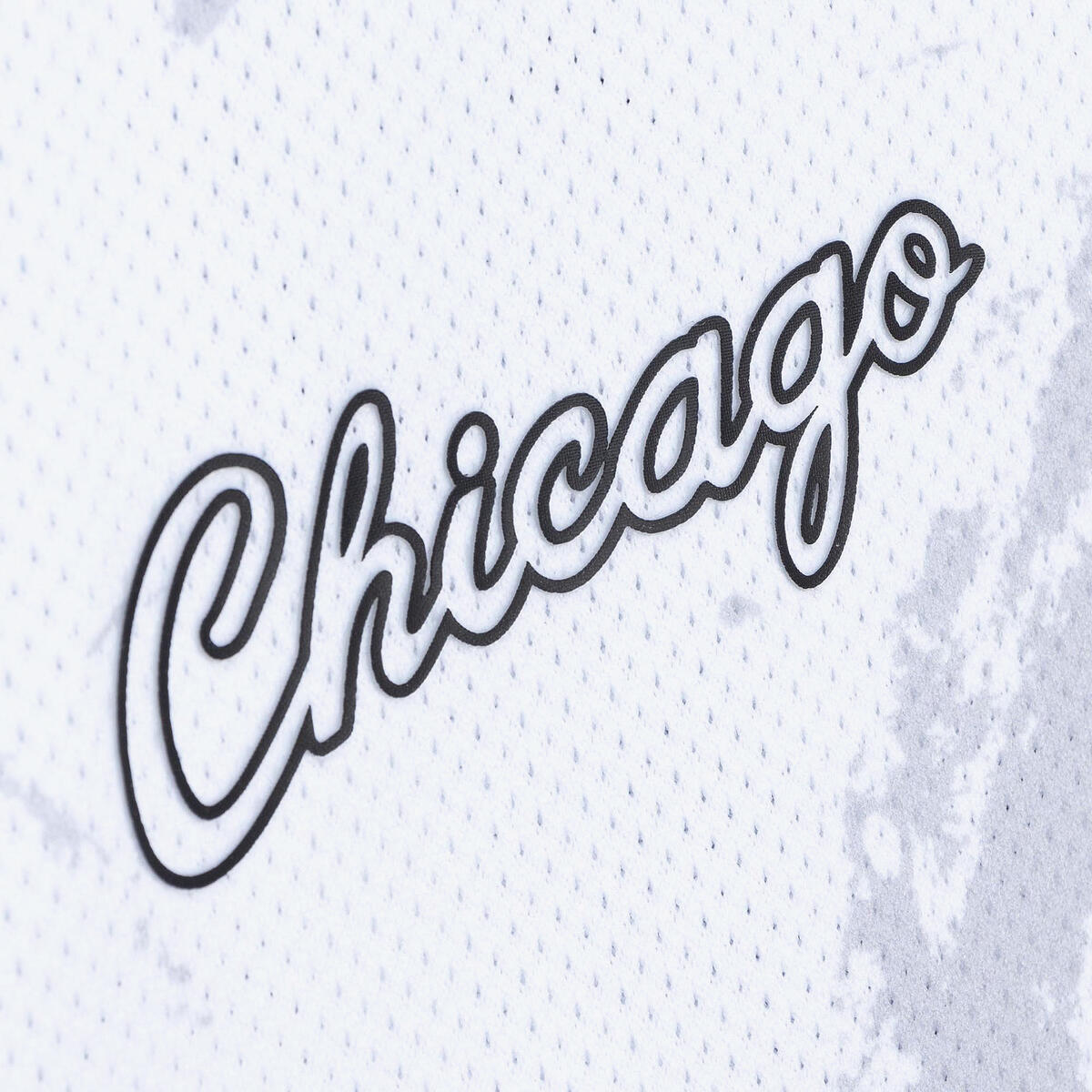 NBA W MARBLE CROP TANK BULLS - Image 3