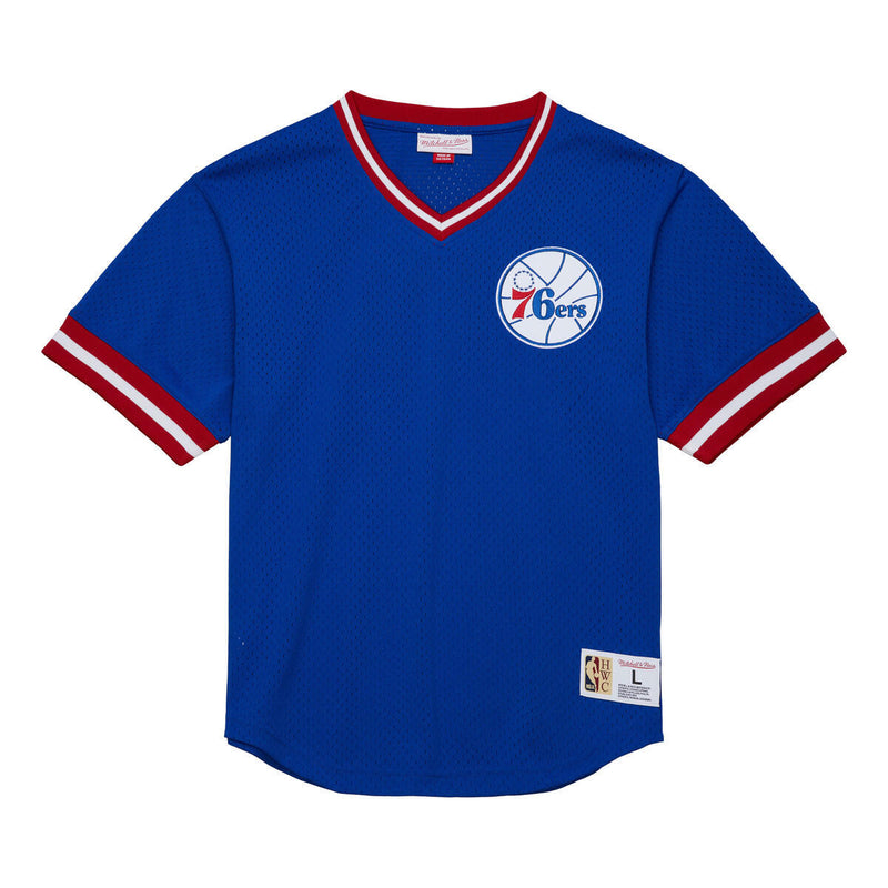 NBA FASHION MESH V-NECK VINTAGE LOGO 76ERS Royal TMVN6625-P76YYPPPROYA - Image 3 NBA FASHION MESH V-NECK VINTAGE LOGO 76ERS Royal TMVN6625-P76YYPPPROYA - Image 3