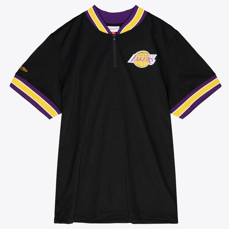 NBA MESH 1/4 ZIP LAKERS - Image 1 NBA MESH 1/4 ZIP LAKERS - Image 1