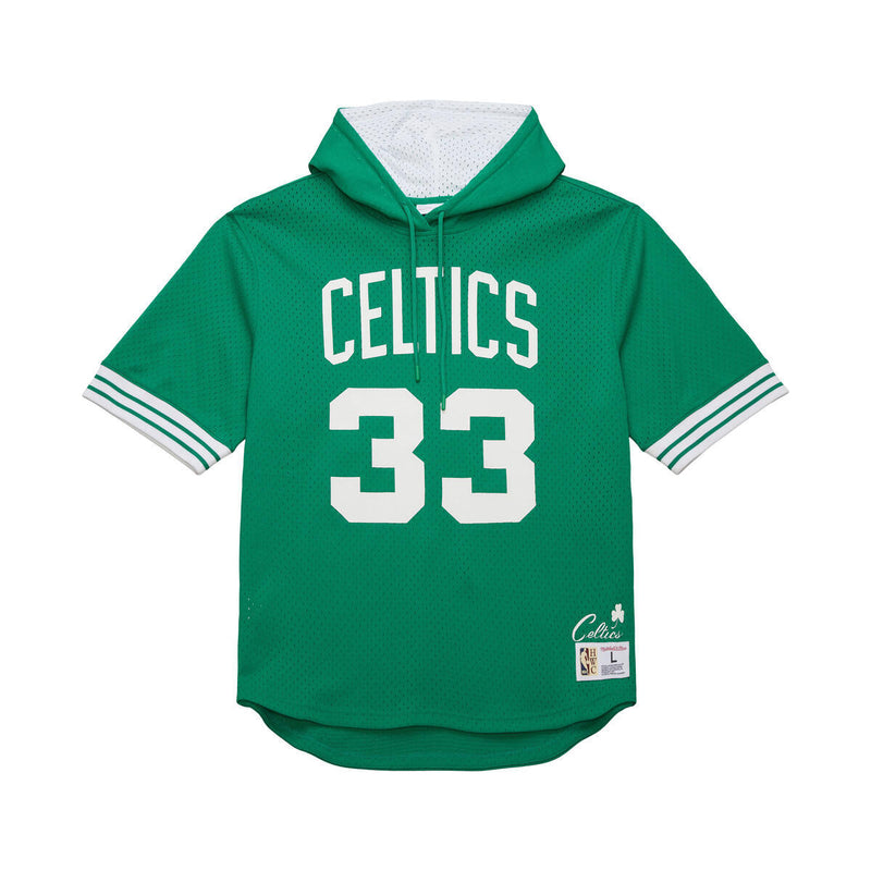 NBA N&N MESH SS HOODIE CELTICS 1986 LARRY BIRD - Image 1 NBA N&N MESH SS HOODIE CELTICS 1986 LARRY BIRD - Image 1