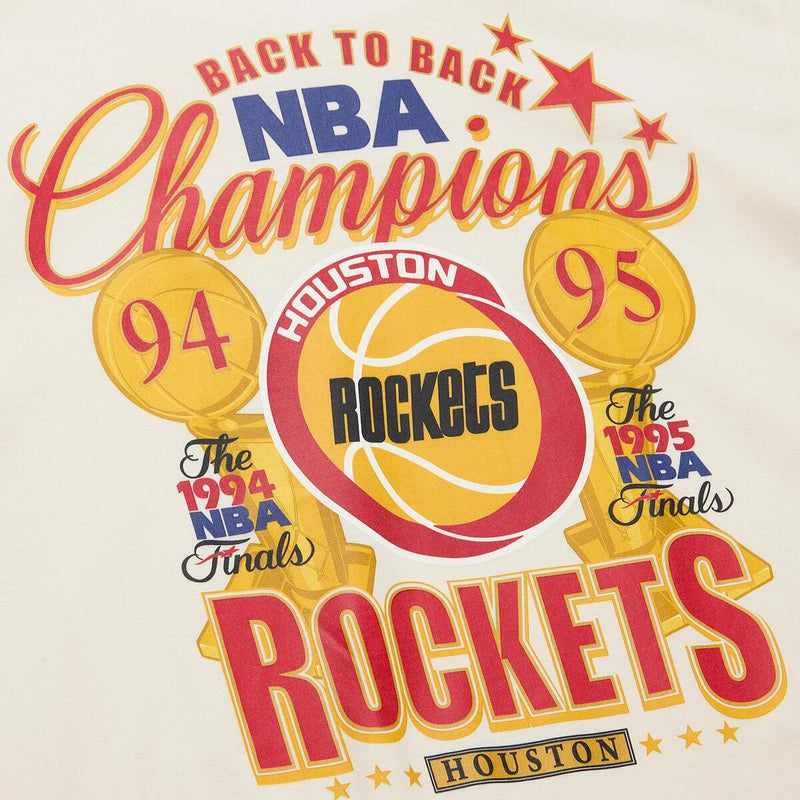 NBA CHAMPIONS TEE ROCKETS - VINTAGE WHITE - Image 3 NBA CHAMPIONS TEE ROCKETS - VINTAGE WHITE - Image 3