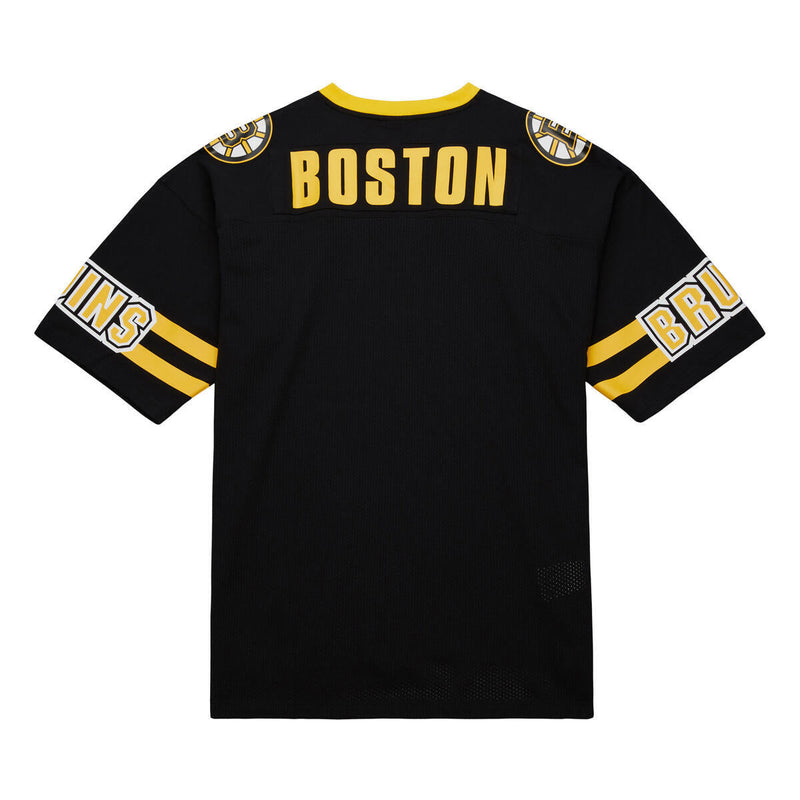 NHL PLAYMAKER COTTON MESH V-NECK BOSTON BRUINS - Image 2 NHL PLAYMAKER COTTON MESH V-NECK BOSTON BRUINS - Image 2