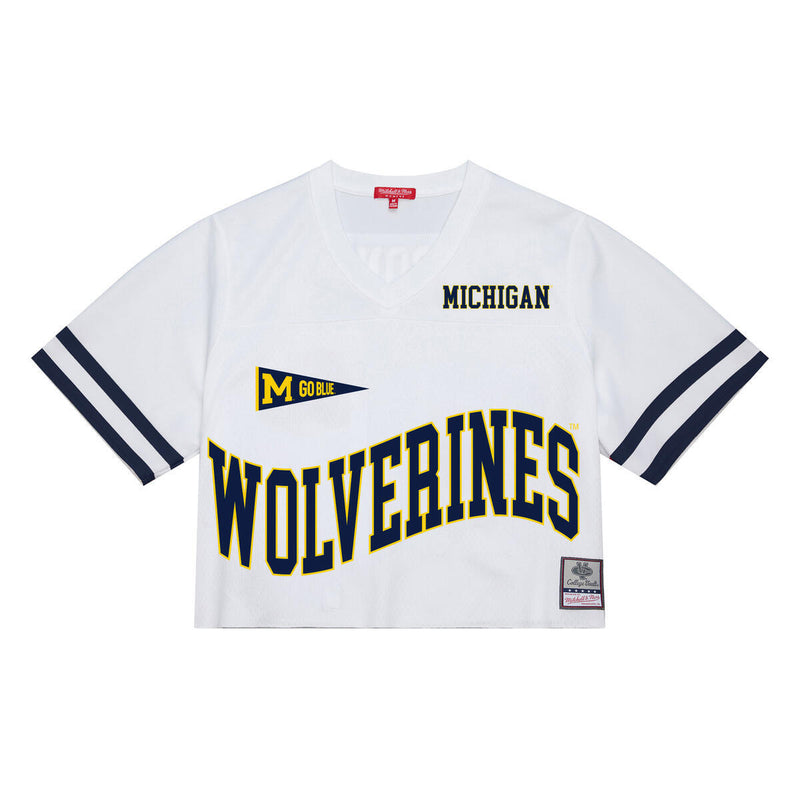 NCAA CROPPED FASHION JERSEY MICHIGAN - Image 1 NCAA CROPPED FASHION JERSEY MICHIGAN - Image 1