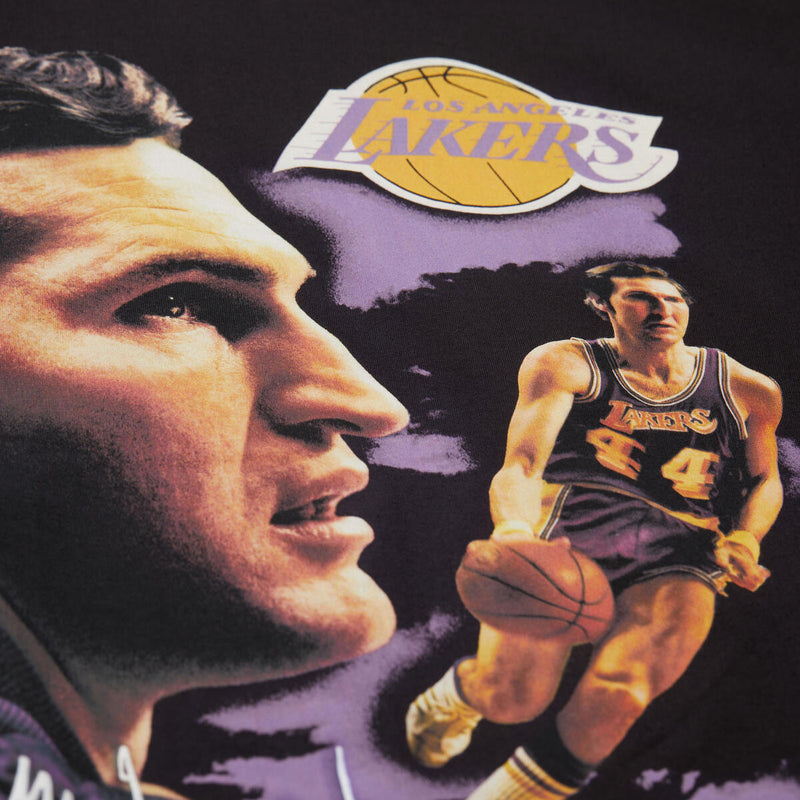 NBA FOREVER WEST TEE LAKERS JERRY WEST - Black - Image 3 NBA FOREVER WEST TEE LAKERS JERRY WEST - Black - Image 3